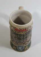 ﻿1990 Ceramarte Coors Brewing Company 1935 Print Advertisement Hand Painted Ceramic Beer Stein Made in Brazil