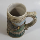 ﻿1990 Ceramarte Coors Brewing Company 1935 Print Advertisement Hand Painted Ceramic Beer Stein Made in Brazil