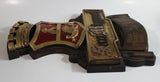 Extremely Rare Vintage San Miguel Imported Beer Pale Pilsner Light Cerveza Negra Dark 3D Medieval Castle Themed Hard Plastic Beer Sign 12" x 17 1/2"