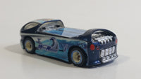 2003 Hot Wheels Highway 35 World Race Wave Rippers Team #1 Deora II Dark Blue Die Cast Toy Car Vehicle