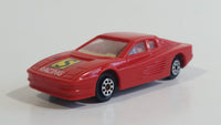 Majorette Novacar No. 104 Ferrari Testarossa Red Die Cast Toy Luxury Sports Car Vehicle