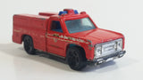 1998 Hot Wheels Fire Fighting Workhorses Rescue Ranger Red Fire Truck Die Cast Toy Car Vehicle - Blue lights 5DOT