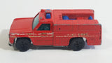 1998 Hot Wheels Fire Fighting Workhorses Rescue Ranger Red Fire Truck Die Cast Toy Car Vehicle - Blue lights 5DOT