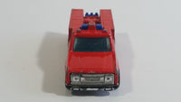 1998 Hot Wheels Fire Fighting Workhorses Rescue Ranger Red Fire Truck Die Cast Toy Car Vehicle - Blue lights 5DOT