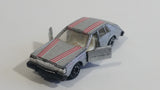 HTF Variation Vintage Yatming Road Tough Street Machines Cadillac Seville No. 1026 Silver Die Cast Toy Car Vehicle with Opening Doors