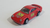 1990 Hot Wheels Ultra Hots Porsche 959 Red #59 Die Cast Toy Race Car Vehicle