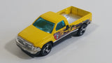 2002 Hot Wheels Asphalt Assault Dodge Ram 1500 Pickup Truck Yellow Die Cast Toy Car Vehicle