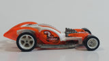 2004 Hot Wheels Track Aces I Candy Metalflake White and Orange Die Cast Toy Car Vehicle