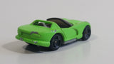 1999 Hot Wheels Power Launcher Dodge Viper RT/10 Bright Lime Green Die Cast Toy Dream Sports Car Vehicle