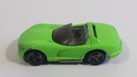 1999 Hot Wheels Power Launcher Dodge Viper RT/10 Bright Lime Green Die Cast Toy Dream Sports Car Vehicle