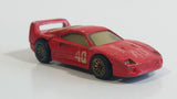 1997 Hot Wheels Ferrari F40 Red Die Cast Toy Dream Luxury Super Car Vehicle Opening Rear Mount Engine