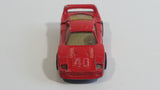 1997 Hot Wheels Ferrari F40 Red Die Cast Toy Dream Luxury Super Car Vehicle Opening Rear Mount Engine