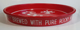 Vintage Coors America's Fine Light Beer 13" Diameter Round Metal Red Beverage Serving Tray