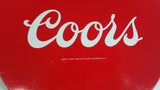 Vintage Coors America's Fine Light Beer 13" Diameter Round Metal Red Beverage Serving Tray