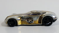 2009 Hot Wheels Track Stars Covelight Gold Chrome #09 Die Cast Toy Car Vehicle