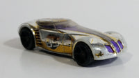 2009 Hot Wheels Track Stars Covelight Gold Chrome #09 Die Cast Toy Car Vehicle