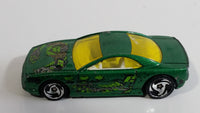 2001 Hot Wheels Anime Muscle Tone Metalflake Green Die Cast Toy Car Vehicle