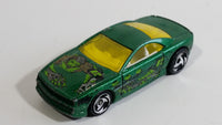 2001 Hot Wheels Anime Muscle Tone Metalflake Green Die Cast Toy Car Vehicle