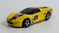 2002 Hot Wheels First Editions 40 Somethin' Yellow Die Cast Toy Car Vehicle