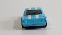 2013 Hot Wheels Muscle Mania '65 Mustang Fastback Light Blue Die Cast Toy Muscle Car Vehicle