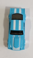 2013 Hot Wheels Muscle Mania '65 Mustang Fastback Light Blue Die Cast Toy Muscle Car Vehicle