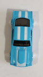 2013 Hot Wheels Muscle Mania '65 Mustang Fastback Light Blue Die Cast Toy Muscle Car Vehicle