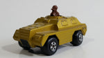 1973 Lesney Products Matchbox Rolamatics Stoat Yellow Brown Gold No. 28 Toy Car Army Military Scout Lookout Vehicle