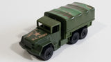 1986 Hot Wheels Troop Convoy U.S. Army Olive Green Die Cast Toy Car Military Vehicle