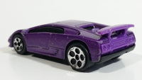 2000 Hot Wheels Lamborghini Diablo Metalflake Purple Die Cast Toy Exotic Sports Car Vehicle McDonald's Happy Meal