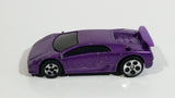 2000 Hot Wheels Lamborghini Diablo Metalflake Purple Die Cast Toy Exotic Sports Car Vehicle McDonald's Happy Meal