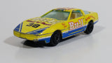 Yatming No. 1038 Chevrolet Corvette Bull King of Road Best Shot #38 Yellow Die Cast Toy Race Car Vehicle