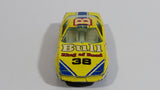 Yatming No. 1038 Chevrolet Corvette Bull King of Road Best Shot #38 Yellow Die Cast Toy Race Car Vehicle