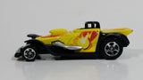 2002 Hot Wheels Geothermal Blast Ramp and Gate Super Comp Dragster Yellow Die Cast Race Car Toy Vehicle - McDonald's Happy Meal 4/6