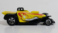 2002 Hot Wheels Geothermal Blast Ramp and Gate Super Comp Dragster Yellow Die Cast Race Car Toy Vehicle - McDonald's Happy Meal 4/6