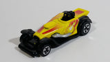 2002 Hot Wheels Geothermal Blast Ramp and Gate Super Comp Dragster Yellow Die Cast Race Car Toy Vehicle - McDonald's Happy Meal 4/6