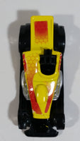 2002 Hot Wheels Geothermal Blast Ramp and Gate Super Comp Dragster Yellow Die Cast Race Car Toy Vehicle - McDonald's Happy Meal 4/6