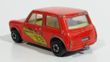 Vintage 1970 Lesney Matchbox Series Superfast No. 29 Racing Mini Orange Die Cast Toy Car Vehicle