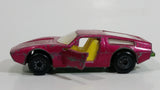 Vintage 1972 Lesney Matchbox Superfast No. 32 Maserati Bora Magenta Pink Die Cast Toy Car Vehicle with Opening Doors Made in England