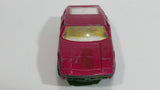Vintage 1972 Lesney Matchbox Superfast No. 32 Maserati Bora Magenta Pink Die Cast Toy Car Vehicle with Opening Doors Made in England