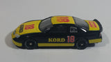 Welly Audi A6 "Kord" 18 Nascar Black and Yellow Die Cast Toy Race Car Vehicle