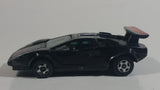 Vintage 1981 Kidco Lamborghini Countach Black Die Cast Toy Exotic Car Vehicle Made in Macao