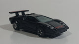 Vintage 1981 Kidco Lamborghini Countach Black Die Cast Toy Exotic Car Vehicle Made in Macao
