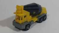 1995 Hot Wheels Oshkosh Cement Mixer Yellow & Black Die Cast Toy Truck Construction Vehicle