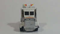 1983 Hot Wheels Long Shot Semi Tractor Truck Rig Pennzoil #1 White Die Cast Car Vehicle