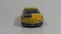 2001 Hot Wheels Monte Carlo Concept Car Yellow Die Cast Car Vehicle