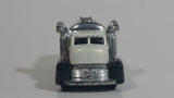 2009 Hot Wheels Fast Gassin Fuel Truck White with Chrome Tank Die Cast Toy Car Vehicle