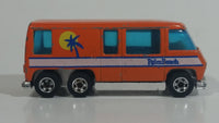 1979 Hot Wheels GMC Motorhome Orange Die Cast Toy Car Recreational Vehicle BW - Hong Kong - Chrome Base