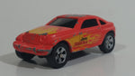 2000 Maisto Hasbro Tonka Collection Chrysler Jeep Jeepster Bright Neon Orange Die Cast Toy Car SUV Vehicle