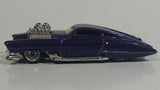 2001 Hot Wheels Evil Twin Dark Metalflake Purple Die Cast Toy Car Vehicle