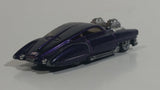 2001 Hot Wheels Evil Twin Dark Metalflake Purple Die Cast Toy Car Vehicle